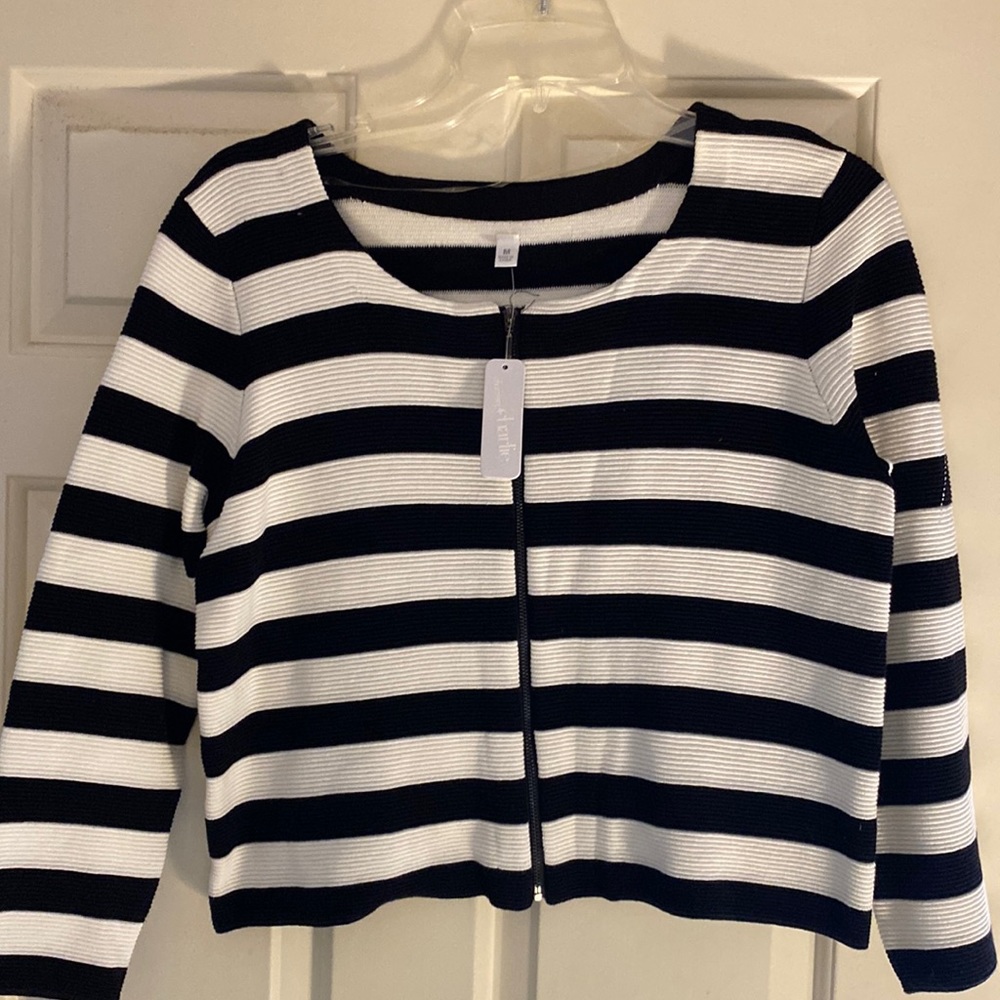 Charming Charlie cropped zip up